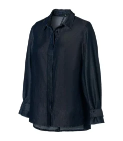 Mart Visser Macey Denim Blouse Denim Dark blue