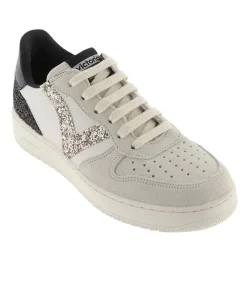 Victoria Madrid Serraje & Glitter white New