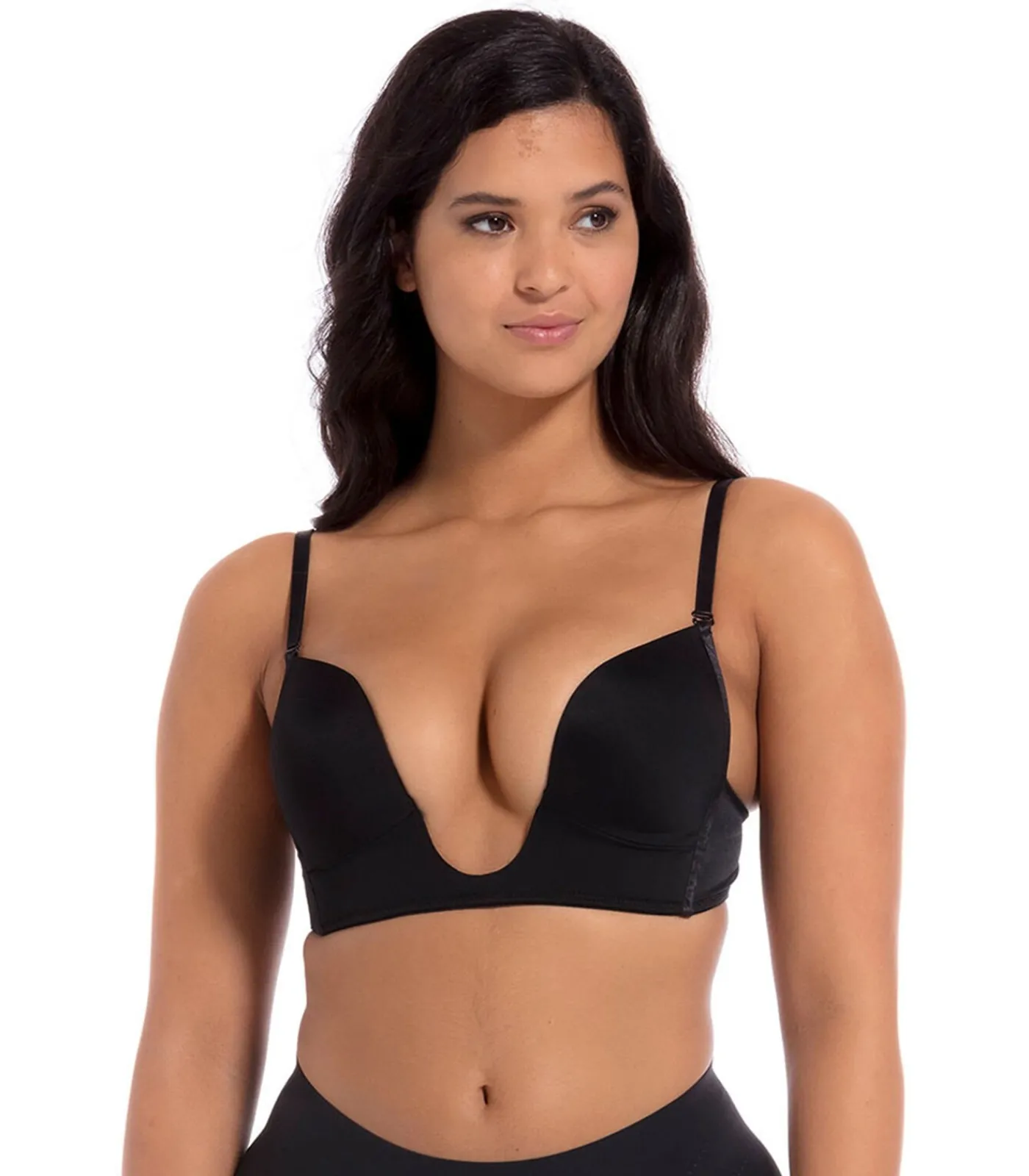 MAGIC Bodyfashion Magic BH Diepe decollete - V-Bra - Push up Bh - Strapless bh - Afneembare bandjes - Lage rug bh black Online