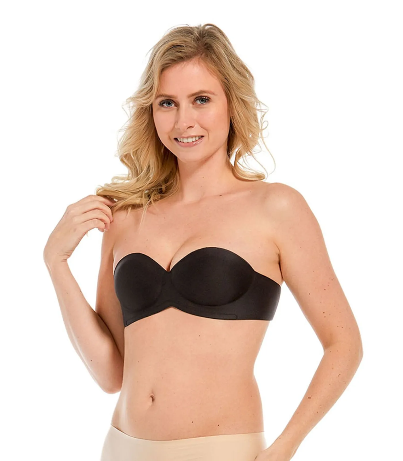 MAGIC Bodyfashion Magic Strapless Plak BH - zelfklevend - Bh zonder achterkant - Bh voor open rug black Best