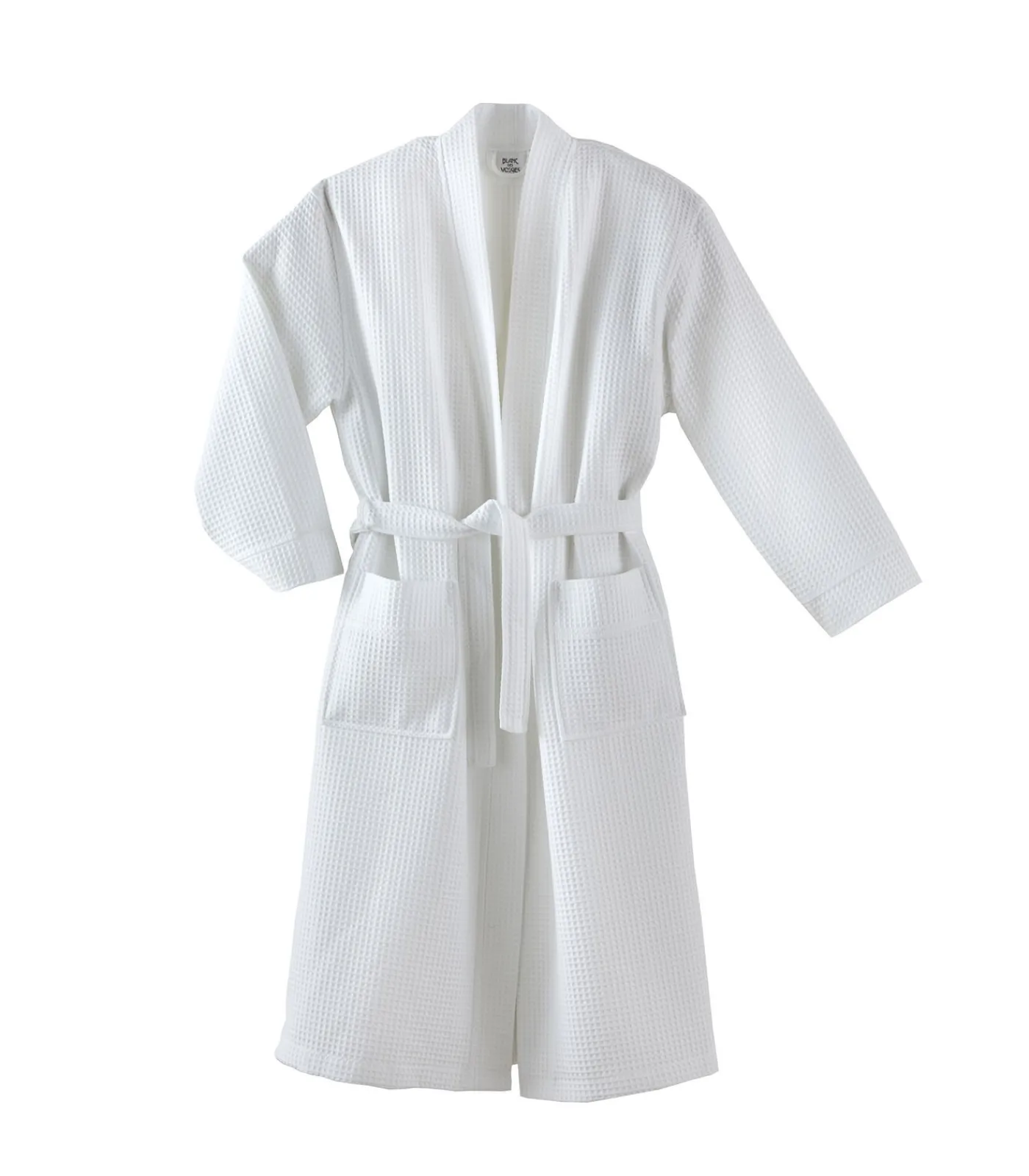 Blanc des Vosges MANOIR Blanc - Badjas unisex katoen white Sale