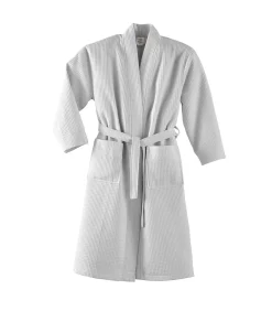 Blanc des Vosges MANOIR Perle - Badjas unisex katoen lightGrey