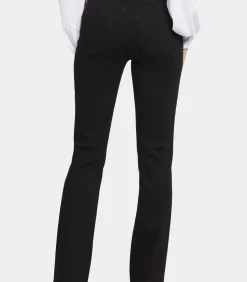 NYDJ Marilyn Straight Jeans Zwart Waist-Match™ Denim black