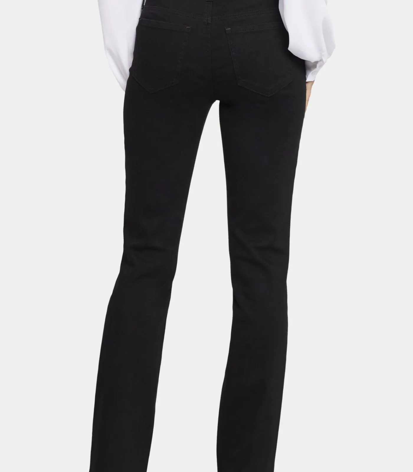 NYDJ Marilyn Straight Jeans Zwart Waist-Match™ Denim black