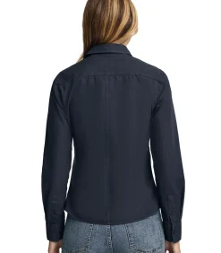 Polo Club Marineblauw hemd met slim fit en -logo navyBlue