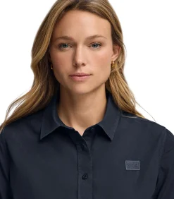 Polo Club Marineblauw hemd met slim fit en -logo navyBlue