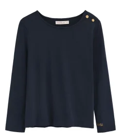 Polo Club Marineblauw T-shirt Ulan met nautisch -logo navyBlue Hot