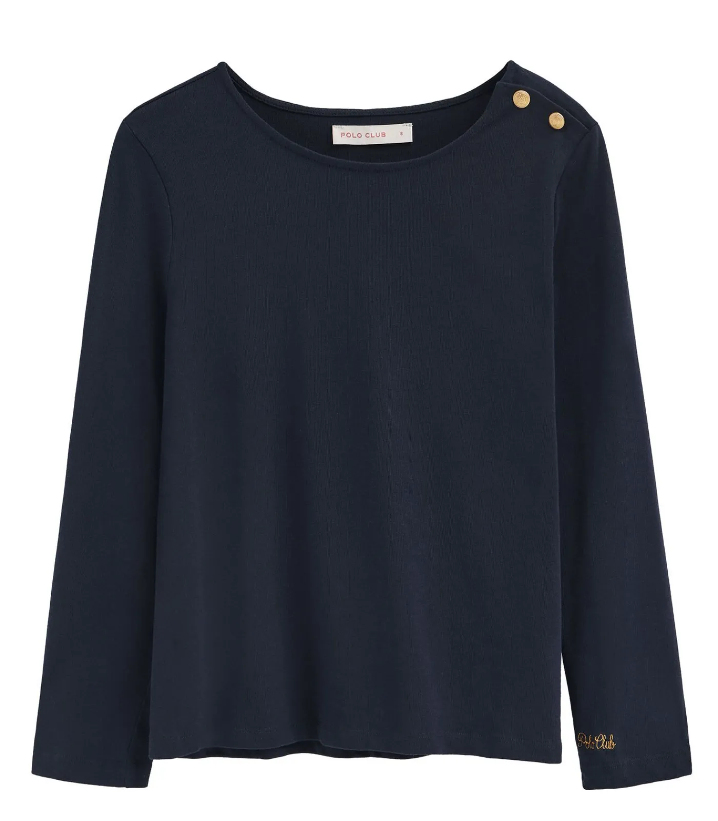 Polo Club Marineblauw T-shirt Ulan met nautisch -logo navyBlue Hot