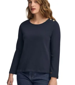 Polo Club Marineblauw T-shirt Ulan met nautisch -logo navyBlue Hot