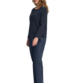 Polo Club Marineblauw T-shirt Ulan met nautisch -logo navyBlue Hot