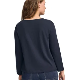 Polo Club Marineblauw T-shirt Ulan met nautisch -logo navyBlue Hot