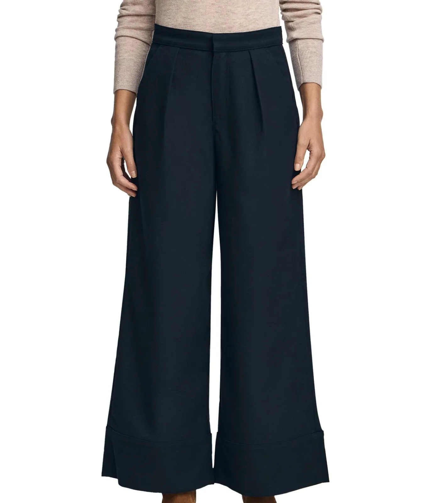 Polo Club Marineblauwe broek met loose fit en -details navyBlue Sale
