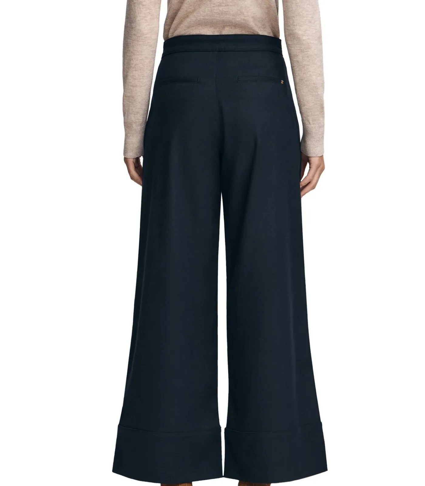 Polo Club Marineblauwe broek met loose fit en -details navyBlue Sale
