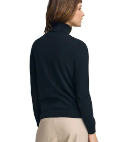 Polo Club Marineblauwe coltrui van wolmix met geborduurd Rigby Go-logo navyBlue Clearance