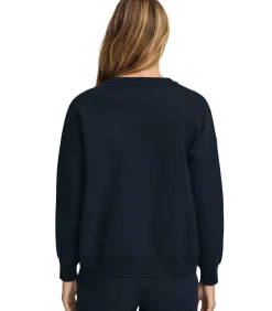 Polo Club Marineblauwe gebreide trui met -logo in contrasterende kleur navyBlue Best
