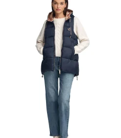 Polo Club Marineblauwe gewatteerde bodywarmer met -logo navyBlue Hot