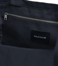 Polo Club Marineblauwe shopper bag Sloane met -opdruk Established 2012 navyBlue Discount