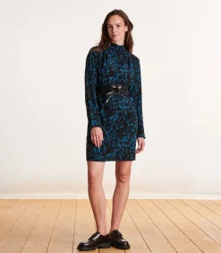 La Fée Maraboutée Marineblauwe stropdas riem black Sale
