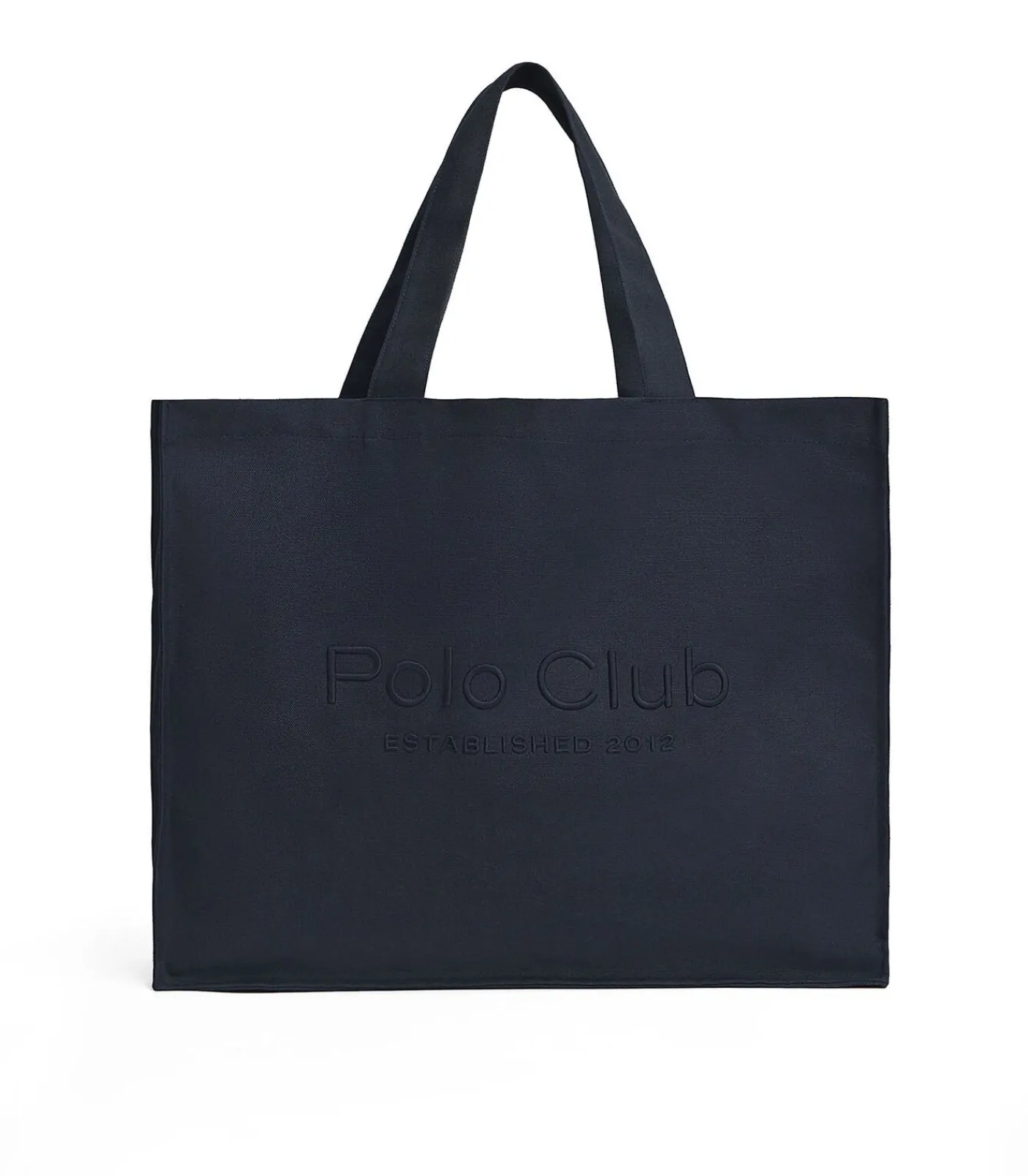 Polo Club Marineblauwe tote bag Sloane Large met -opdruk Established 2012 navyBlue Clearance