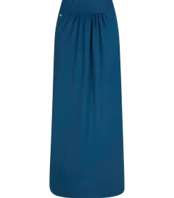 Chic by Lirette Maxi rok Natural - Teal blue New