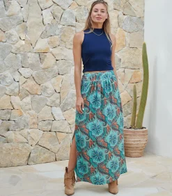 Chic by Lirette Maxi rok Nobelos-Groen green Best
