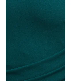 Goddiva Maxi-jurk “Asymmetric Neck Diamante Embellished Maxi Dress” oliveGreen Hot