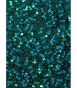 Goddiva Maxi-jurk “Off The Shoulder Sequin Wing Maxi” oliveGreen