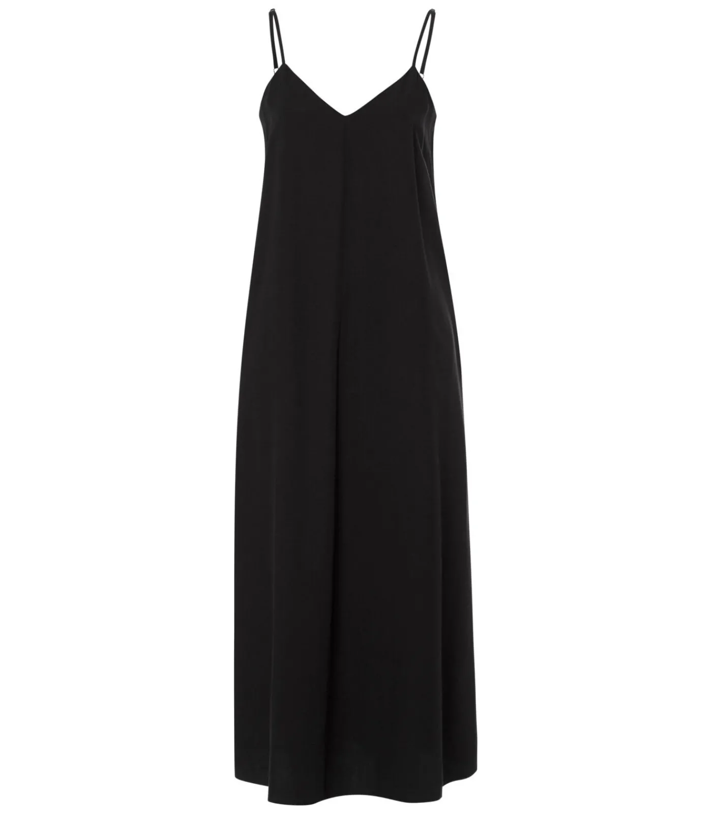 Les Lunes Maxi-jurk “PIIPER Dress Maxi Linen” blackMulticolor Hot