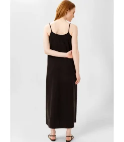 Les Lunes Maxi-jurk “PIIPER Dress Maxi Linen” blackMulticolor Hot