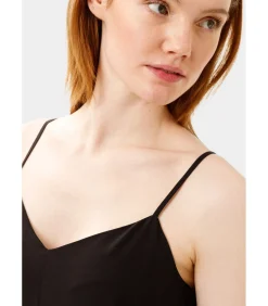 Les Lunes Maxi-jurk “PIIPER Dress Maxi Linen” blackMulticolor Hot