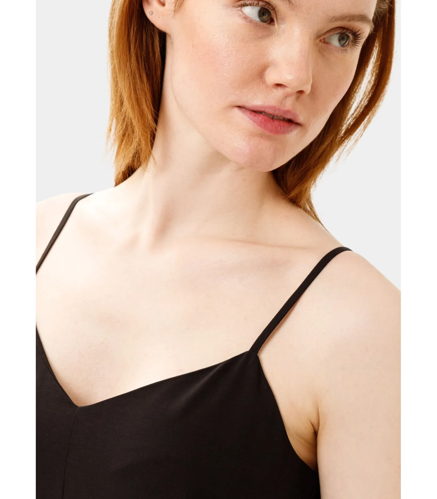 Les Lunes Maxi-jurk “PIIPER Dress Maxi Linen” blackMulticolor Hot