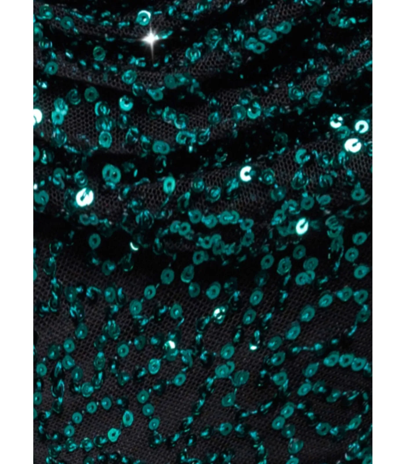 Goddiva Maxi-jurk “Sequin Cowl One Shoulder Maxi Dress” oliveGreen Hot