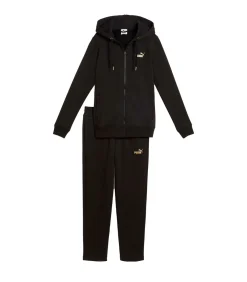 PUMA Metallic Hooded Sweat Suit Fl Op black Best
