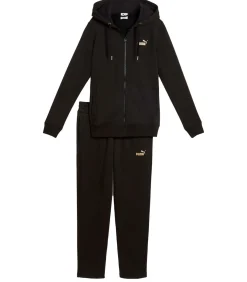 PUMA Metallic Hooded Sweat Suit Fl Op black Best