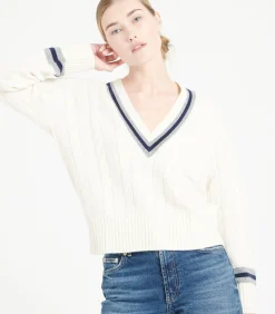 Studio Cashmere8 MIA 10 V-hals trui 6 draads - 100% kasjmier multicolor Clearance