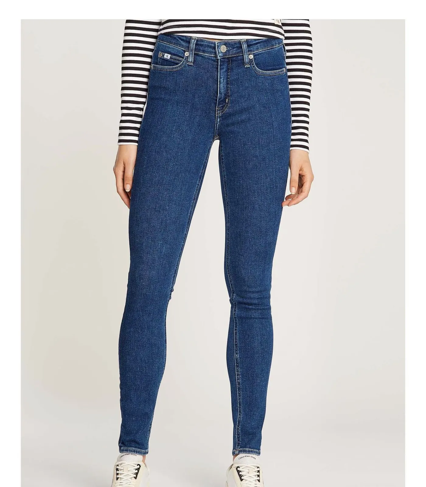 Calvin Klein Jeans Mid Rise Skinny blue Sale
