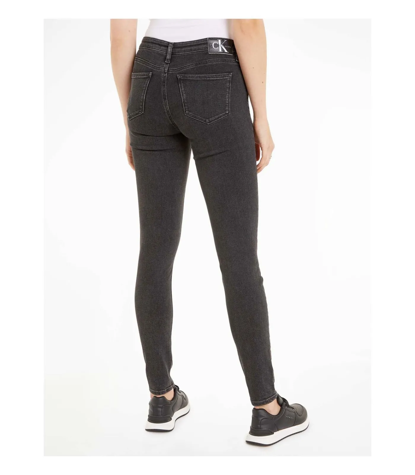 Calvin Klein Jeans Mid Rise Skinny black Clearance