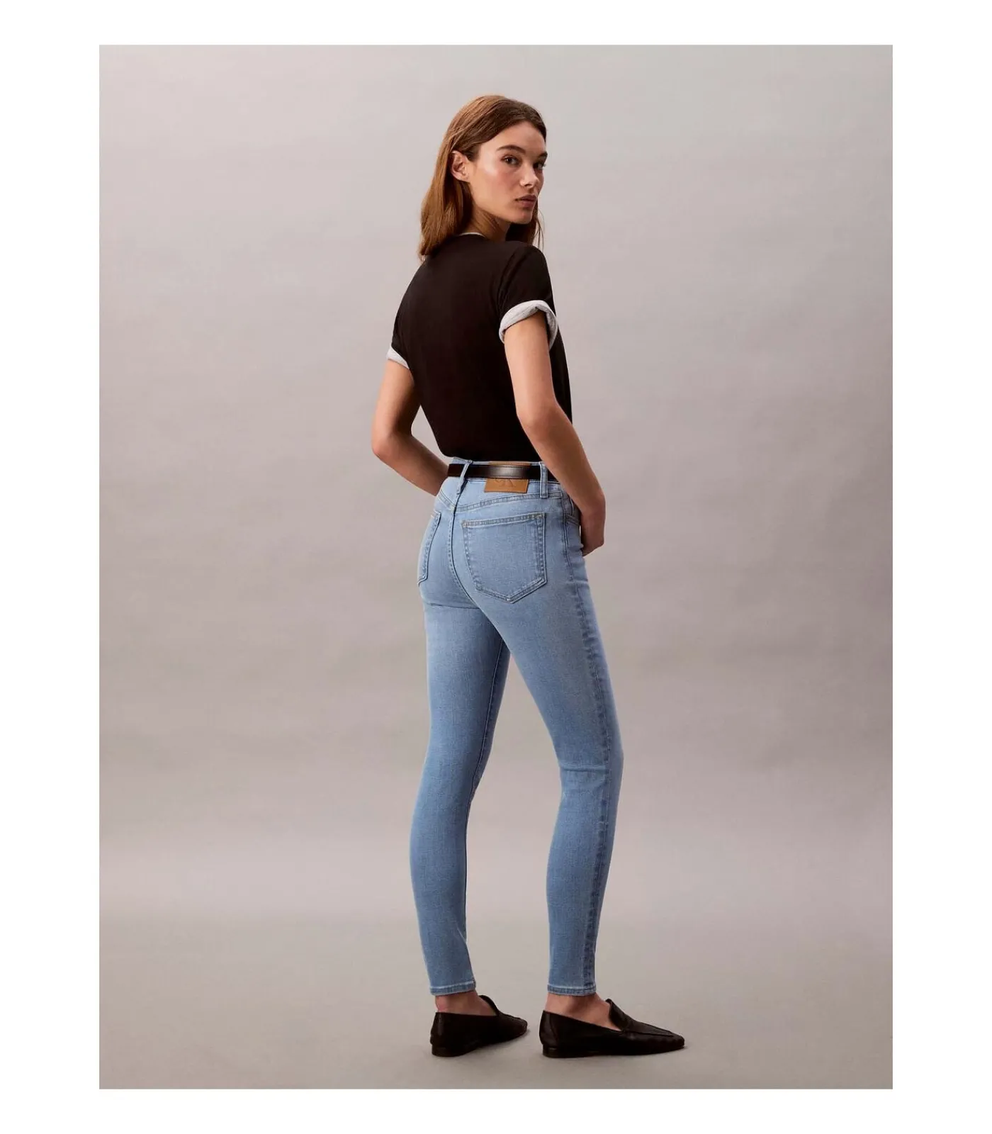 Calvin Klein Jeans Mid Rise Skinny Ligh lightBlue Discount