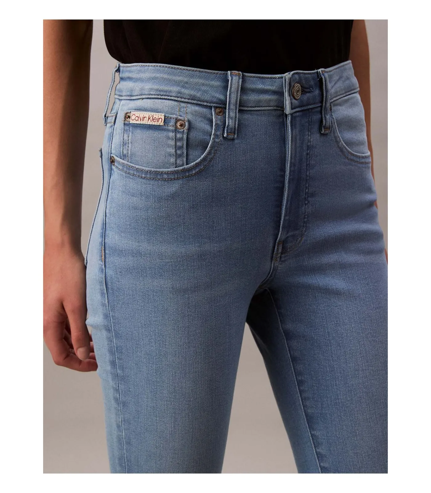 Calvin Klein Jeans Mid Rise Skinny Ligh lightBlue Discount