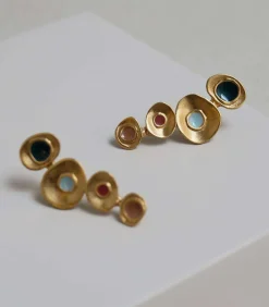 Joidart Middelgrote gouden oorbellen Favorita Colors gold Clearance