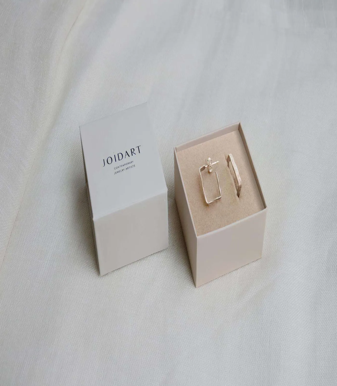 Joidart Middelgrote zilveren oorbellen Lignis fijn silver Outlet