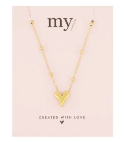 My Jewellery Middellange ketting met hartje New