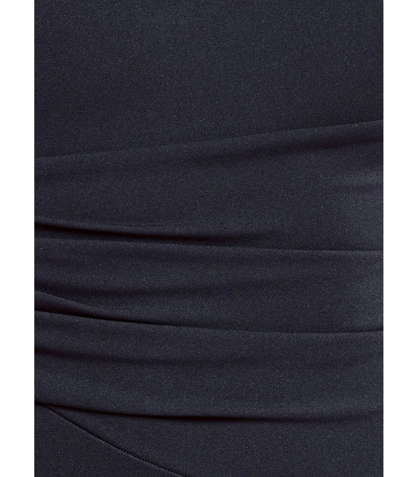 Goddiva Midi-jurk “Scuba Crepe Asymmetric Neck Midi Dress” black Hot