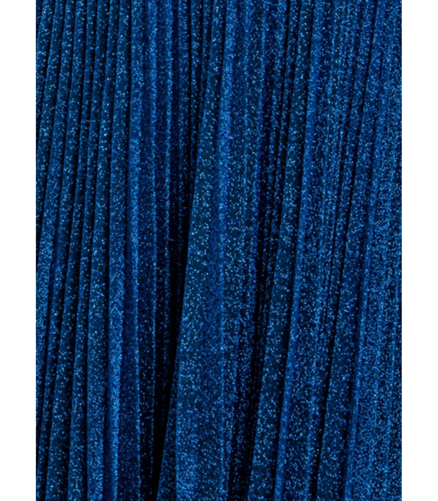 Goddiva Midi-jurk “Tie Back Pleated Lurex Skater Midi Dress” blue Discount