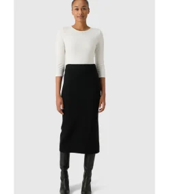 Les Lunes Midi-rok “ALMAA” black Online