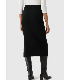 Les Lunes Midi-rok “ALMAA” black Online