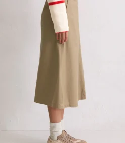 Marc O'Polo Midi-rok A-Vorm brown