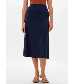 Les Lunes Midi-rok “LUMII Skirt Jersey Midi” darkBlue Best