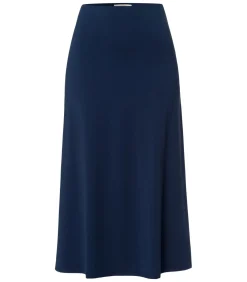 Les Lunes Midi-rok “LUMII Skirt Jersey Midi” darkBlue Best