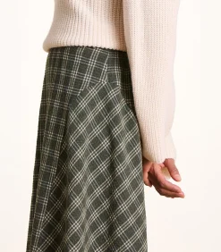 La Fée Maraboutée Midirok met kaki ruitjes khaki Online